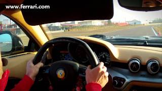 Ferrari F12berlinetta con Alonso e Massa