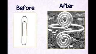 How to Change Paperclip into Cute Swirl Ring - DIY Projects