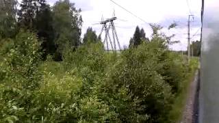 Бухарово - Белый Раст на ЭР2Т-7181/ЭД4-0001 (ТЧ-12 Александров)