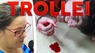 CORTEI FEIO A MÃO - TROLLEI MINHA MAE BONITO!