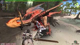 MHF G　G級　イャンクック　イクスxリアン装備　双剣　【HD】