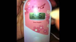 baby heart record with baby fun doopler