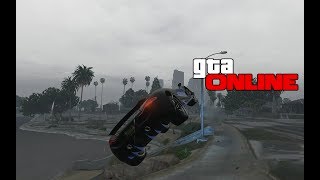 ВРЕЗАЛСЯ В СТОЛБ И УЛЕТЕЛ В НЕБО НА ГОНКЕ В GTA 5 ONLINE ГТА 5 ОНЛАЙН
