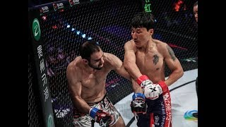 Mongolia Ghinggis Khan Brenzorig KO Kazakhstan warrious Aleksey