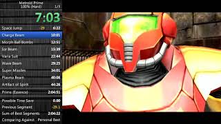 Metroid Prime 100% Hard Mode in 1:27