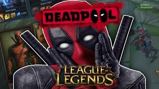 DEADPOOL en League of Legends | Zed Custom Skin Gameplay S6