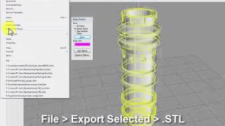 NURBS to STL for 3d Printing in Rhino
