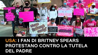 USA: i fan di Britney Spears protestano contro la tutela del padre