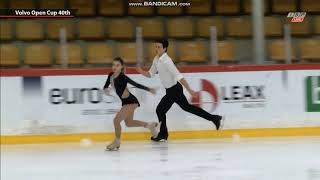 (без звука) Karina Akopova - Maksim Shagalov Карина Акопова - Максим Шагалов SP Volvo Open Cup 2019