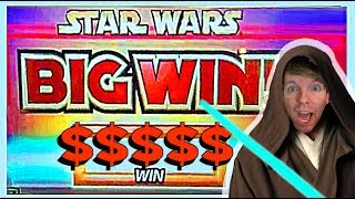 JEDI-NORMOUS!?  LAST "STAR WARS" SLOT YOU WILL EVER SEE!!! Slot Machine Pokie Bonus Win Videos