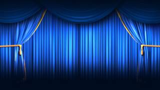 Footage Closing Curtain HD | Футаж закрывающийся занавес