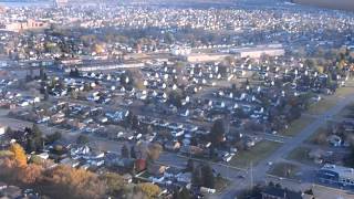 Porter Airlines Landing in Thunder Bay   October 20, 2012 - AMAZING CITY and LAKE SUPERIOR VIEWS!!