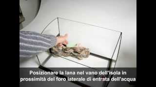 Come montare un filtro per tartarughe