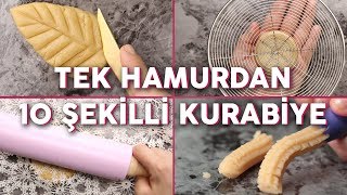 Kalıp Kullanmadan Evdeki Malzemelerle Şekil Verebileceğiniz 10 Çeşit Kurabiye Tarifi