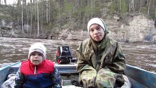 ПИЖМА РЕКА / ПРИРОДА КОМИ КРАЯ. СЕВЕР РОССИИ.