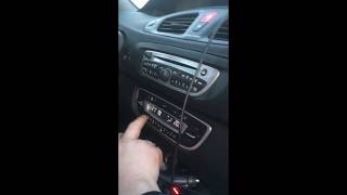 Съем и установка мотора отопителя Renault Grand Scenic III