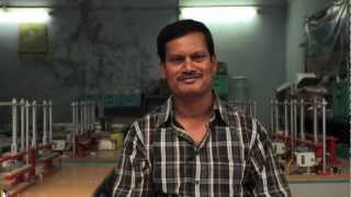 DFF #001 "Low-cost Sanitary Napkin Machine" by Arunachalam Muruganantham