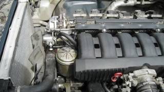 BMW E34 525.Первый пуск мотора М50 после замены цепи! First start after motor M50 replacement chain!