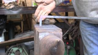 Forging a square bend