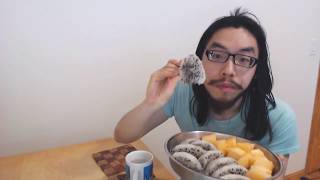 ASMR Mukbang Eating Cantelope Dragon Fruit Salad