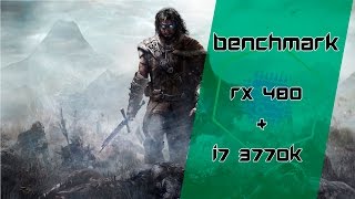 RX 480 - Middle Earth: Shadow of Mordor (ultra) ‹ GamerPC › BR