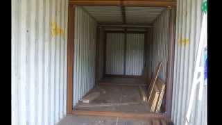 UNDERGROUND BUNKER shipping container/ part 1