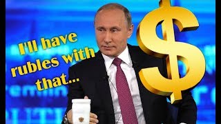 Putin hints at  end of dollar system - Direct Line 2018