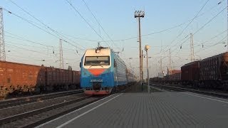 Электровоз ЭП1М-458 с поездом №143 Кисловодск — Москва