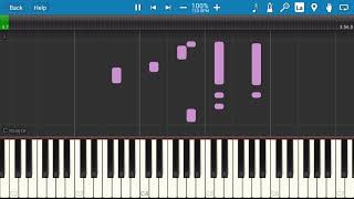 Euphoria (DJ Swivel Forever Mix)by JK (Synthesia Piano Tutorial)