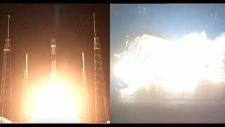 Falcon 9 launches Hispasat Amazonas Nexus and Falcon 9 first stage landing