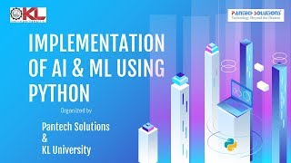 Implementation of AI & ML using Python