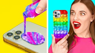 KERAJINAN PONSEL DIY YANG KEREN || Kerajinan Seru dan Ide Kreatif oleh 123 GO Like!