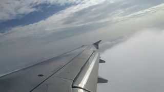 Hard landing in Rostov-on-Don during a rainstorm S7 AIRLINES. Сложная посадка в Ростове-на-Дону 2013