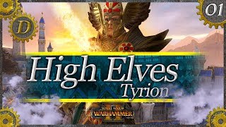Tyrion High Elves of Lothern Campaign Let's Play Series E1 | Vortex Campaign Total War: Warhammer 2