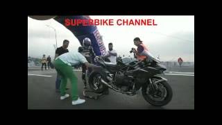 Top Speed Kawasaki Ninja H2R 400 Km/h In Less Than One Minutes
