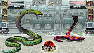 TITANOBOA VS ARTHROPLEURA - GLACIER SNAKE TOURNAMENT || JURASSIC PARK BUILDER