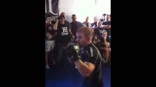 Wanderlei Silva vs Wes Lane at Butch Hiles Gym