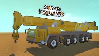 ОГРОМНЫЙ КРАН - ОБЗОР ПОСТРОЕК SCRAP MECHANIC # 5