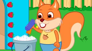 Famille d'Écureuil - Bulles De Savon Géantes Animé 2023 en Français