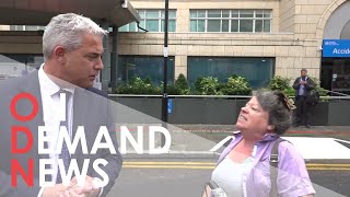 The Moment a FURIOUS Woman Confronts Health Secretary Steve Barclay