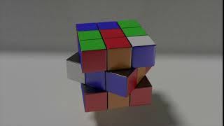 Анимация кубика Рубика в Blender3D