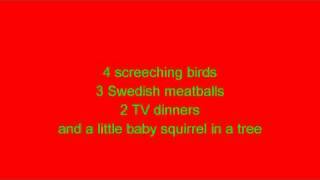 Fred's 12 Days of Christmas - Lyrics