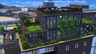 The Sims 4 | Penthouse Restaurant Build - The Urban Jungle