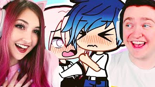 We are SCARED of BOYS ?! | Gacha Life Mini Movie Reaction w/ Scott