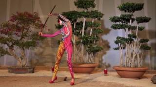 2° Gara di Bodypainting al Corridomnia - performance Izabella 01-07-17