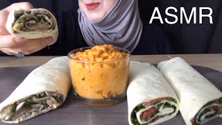 ASMR SALMON+TUNA SANDWICHES*EATING SOUNDS*ASMR NOOR