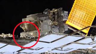 Can YOU spot the astronaut? Stunning image shows the incredible size of the ISS