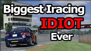 The biggest iRacing idiot ever !!