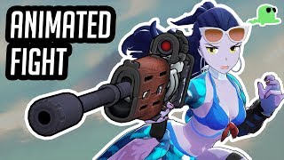 Swimsuit 'Widowmaker UNLEASHED' (Overwatch Fight Animation)