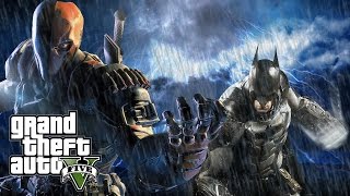 GTA 5 PC Mods - Batman VS Deathstroke (GTA 5 Mods Gameplay)